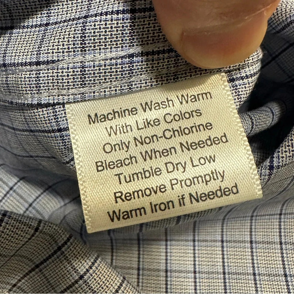 Kenneth Cole Awareness Dress Shirt (17 1/2 size) Slim Fit - Picture 5 of 7